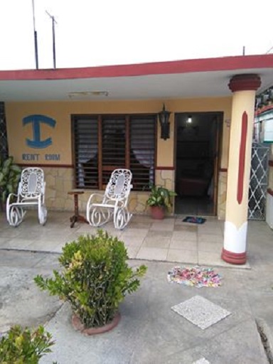 'Portal and front entrance' Casas particulares are an alternative to hotels in Cuba.
